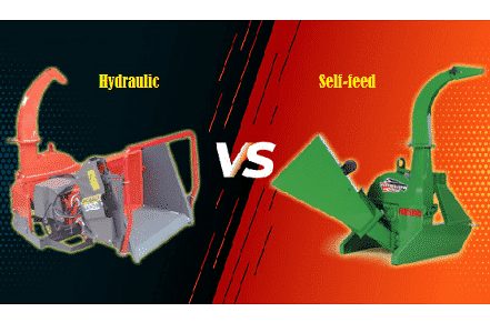 BX42s Self-Feed vs BX72r Hydraulic Wood Chipper