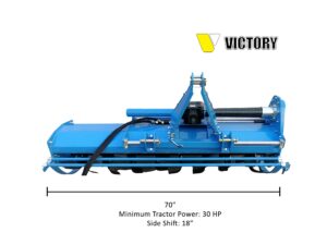 HDRTH-70 Heavy Duty Rotary Tiller with Hydraulic Side Shift