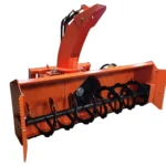 tractor snowblower front left with wings