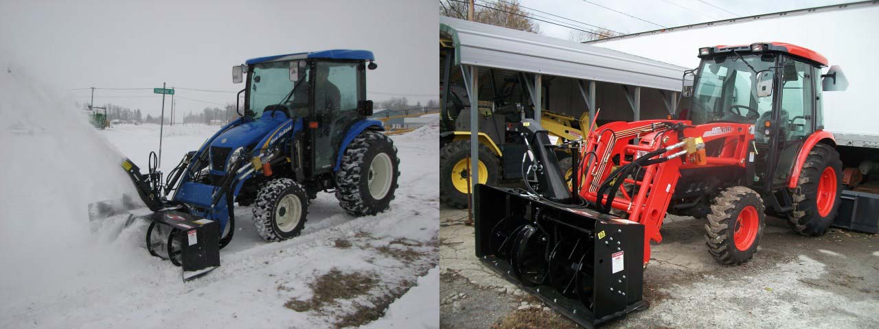 kubota front mount snowblower models