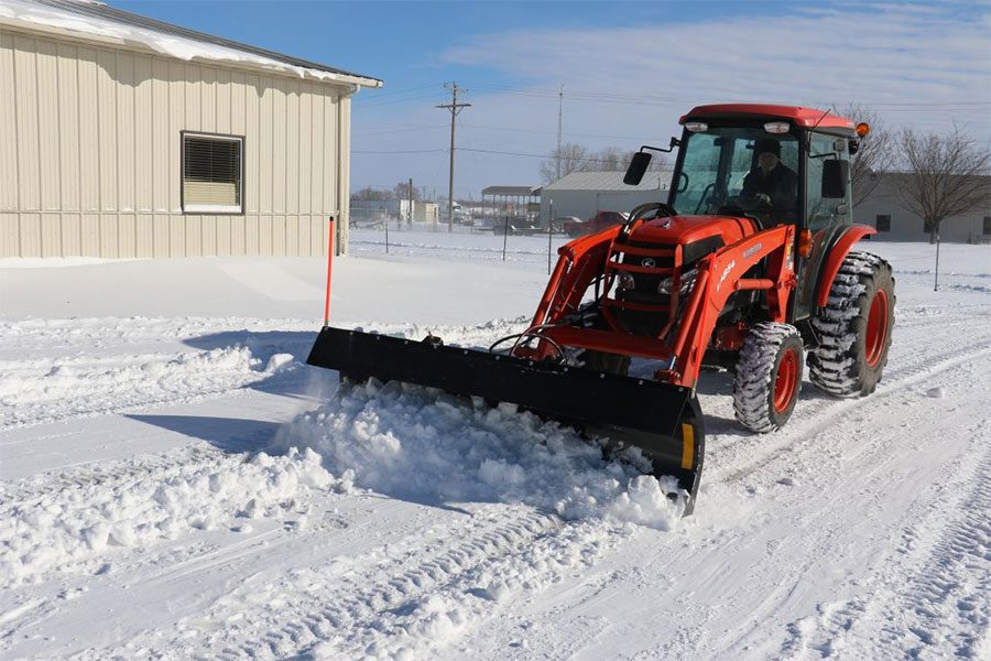 tractor snow plow